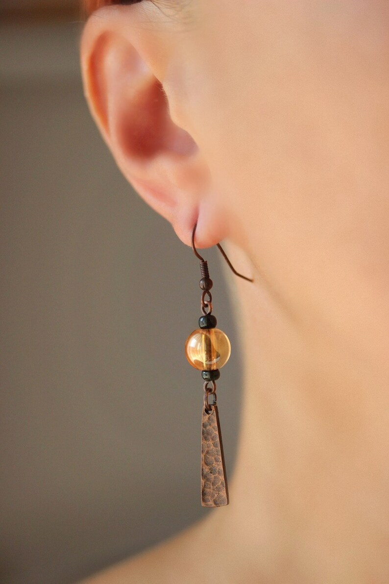 boho earrings copper jewelry Details about Copper drop earrings Czech glass e boho jewelry boho earrings copper jewelry Details about Copper drop earrings Czech glass e boho jewelry
