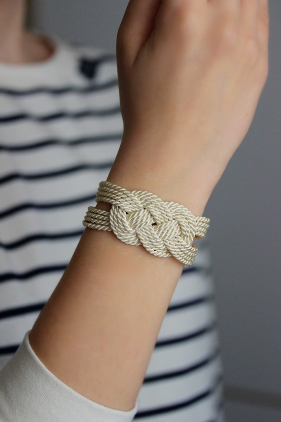 Vintage Italian Silver Bracelet Ropeknot