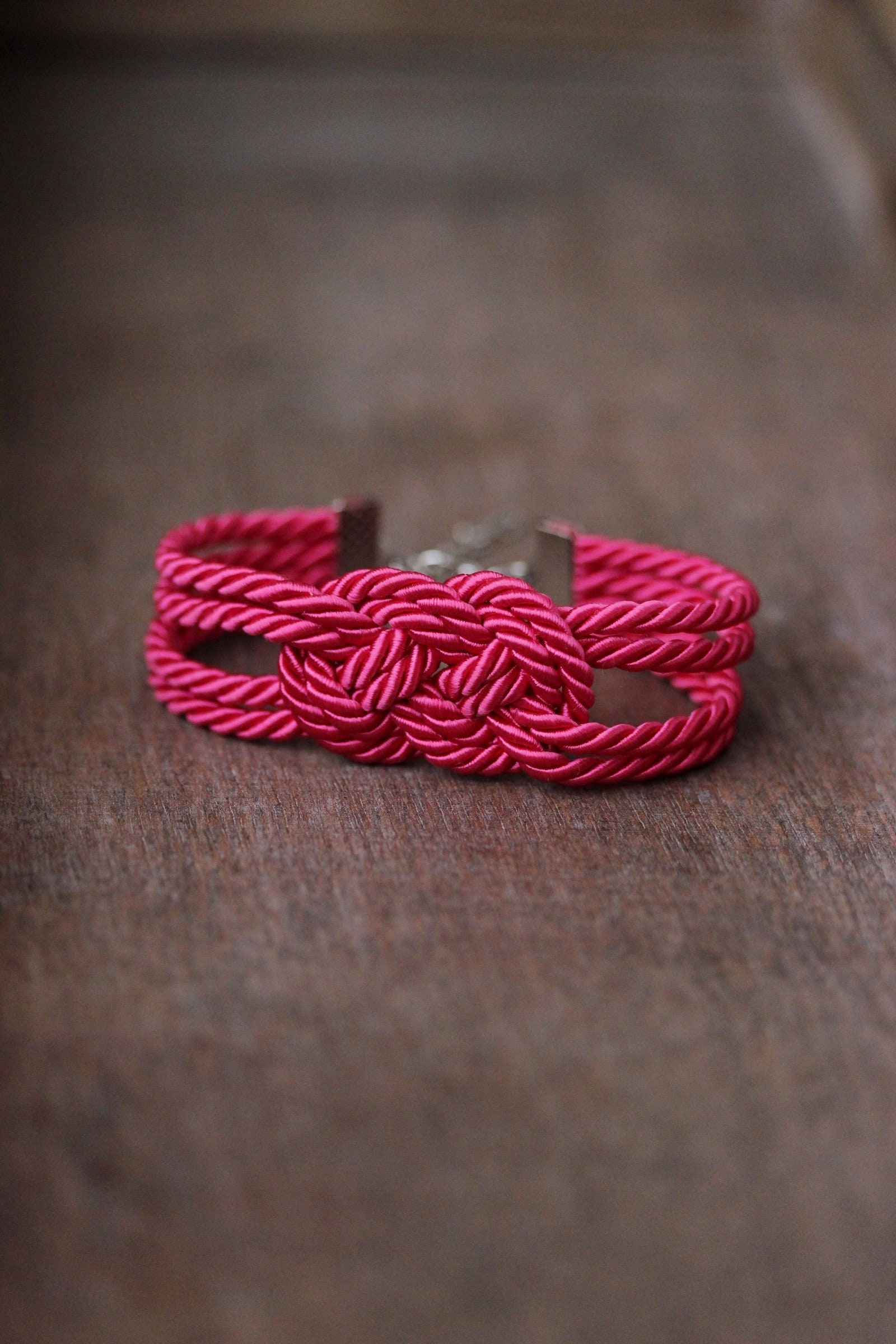 Pink clearance rope bracelet