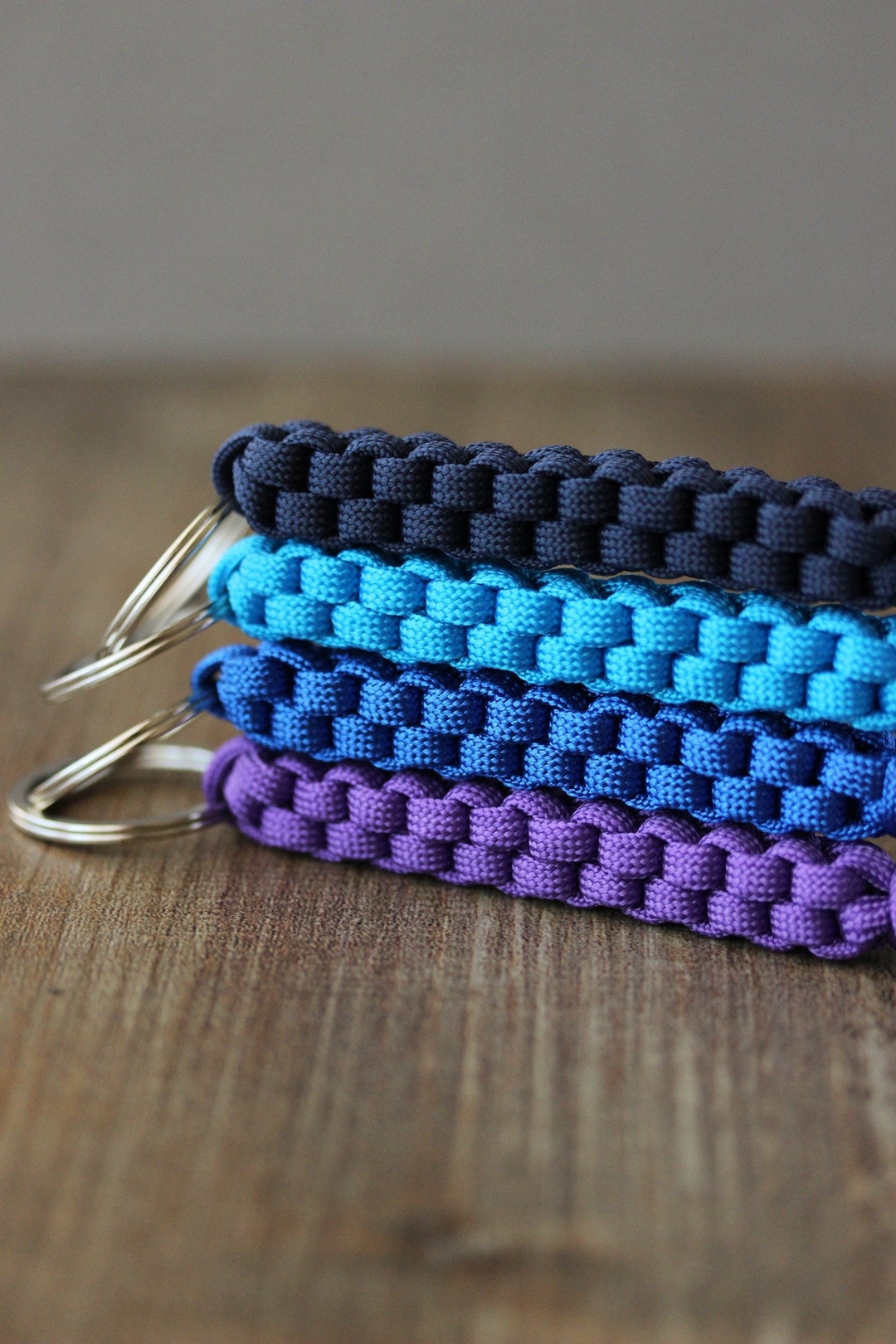 Braided Paracord Keychain Lanyard Cord Keychain Handle Paracord