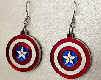 Captain america best sale earrings