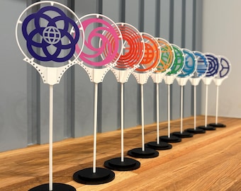 EPCOT Center Pavilion Dedication Poles