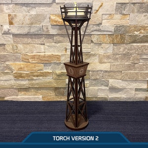 Epcot-Inspired Torch Single Candle Holder 1 Torch