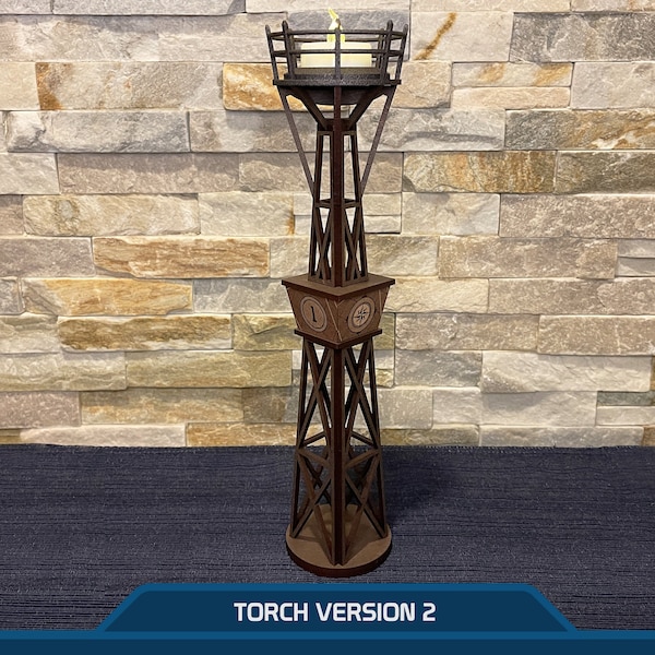 Epcot-Inspired Torch - Single - Candle Holder