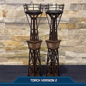 Epcot-Inspired Torch - 2 Pack - Candle Holders