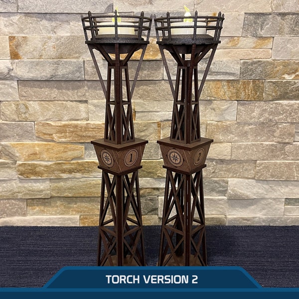 Epcot-Inspired Torch - 2 Pack - Candle Holders