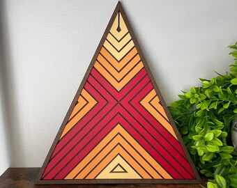 Polynesian Entrance Plaque - Triangle