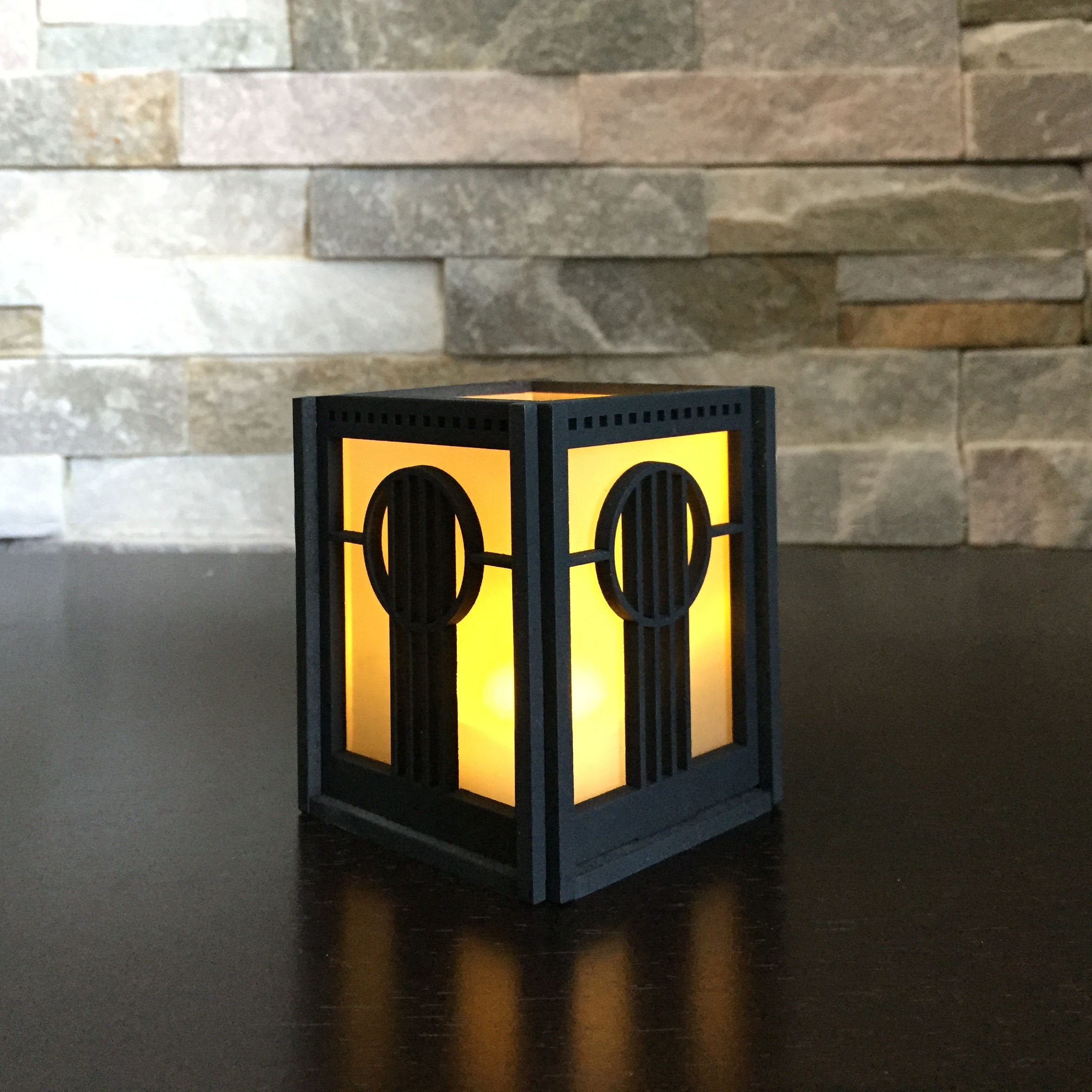 Art Deco Votive Candle Holder Short Etsy