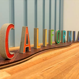 California Adventure Entrance Letters Model