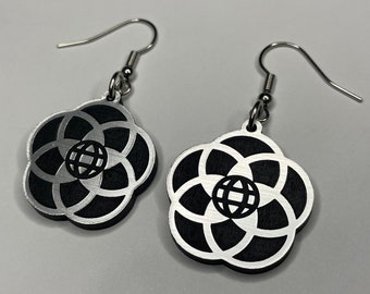 EPCOT Center Earrings - Metallic