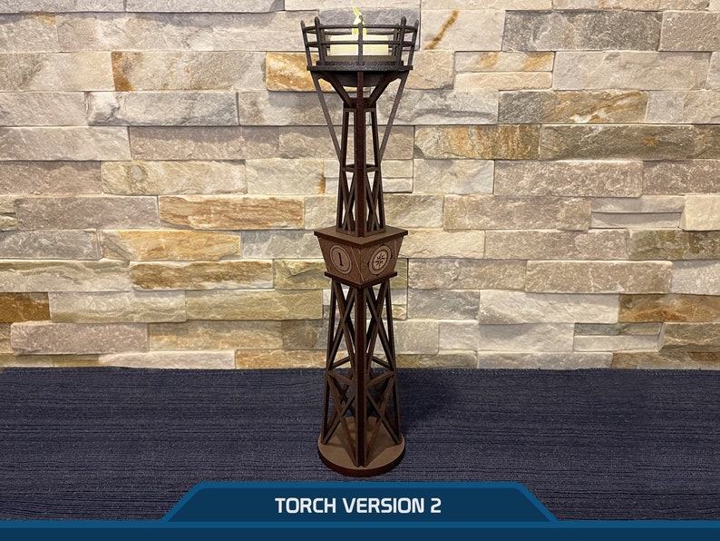 Epcot-Inspired Torch Single Candle Holder 1 Torch