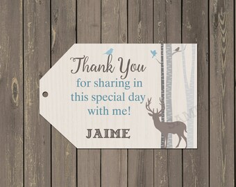 Noah's Ark Favor Tag Noahs Ark Baby Shower Thank you tag | Etsy