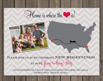 going away party invitation moving farewell party invitation etsy