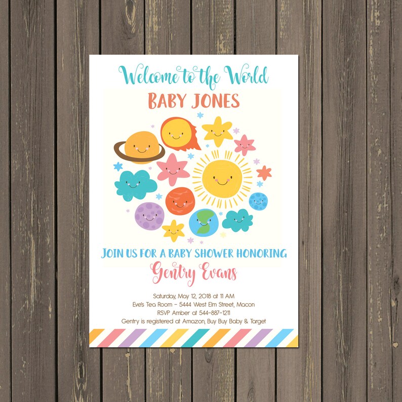 etsy baby invitations
