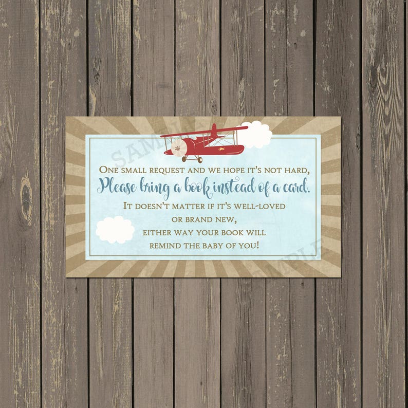 Airplane baby shower invitations vintage plane shower etsy