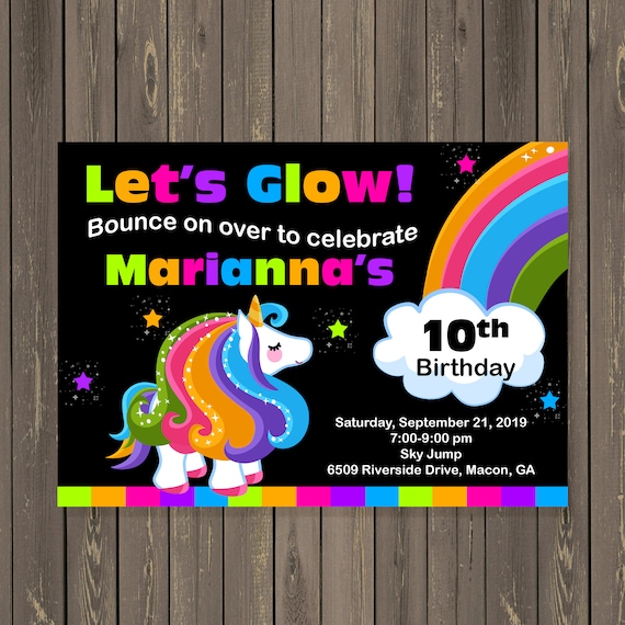 rainbow my glowing unicorn