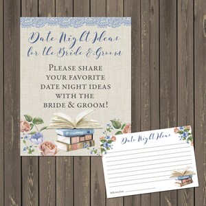 Book Bridal Shower Invitation: Library Theme (Printable or Printed) image 6