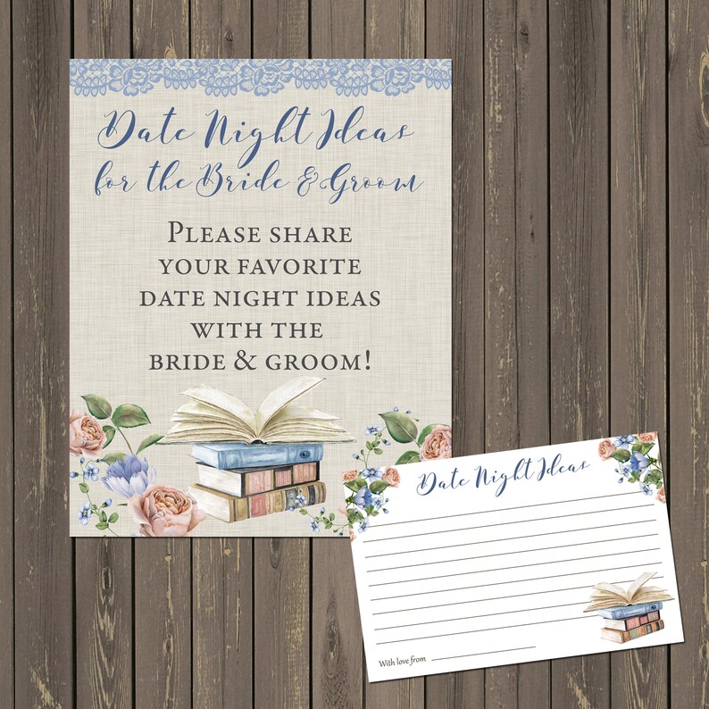 Book Bridal Shower Invitation: Library Theme (Printable or Printed) image 6