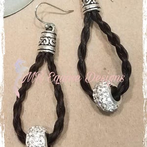 Horse Hair Earrings - Teardrop or Tassel