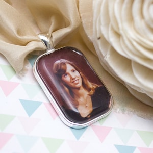 Bridal Bouquet Charm - Wedding Photo Bouquet Charm - Memorial Charm - Custom Photo Gift - Photo Bouquet Charm - 20 x 30 mm Rectangle
