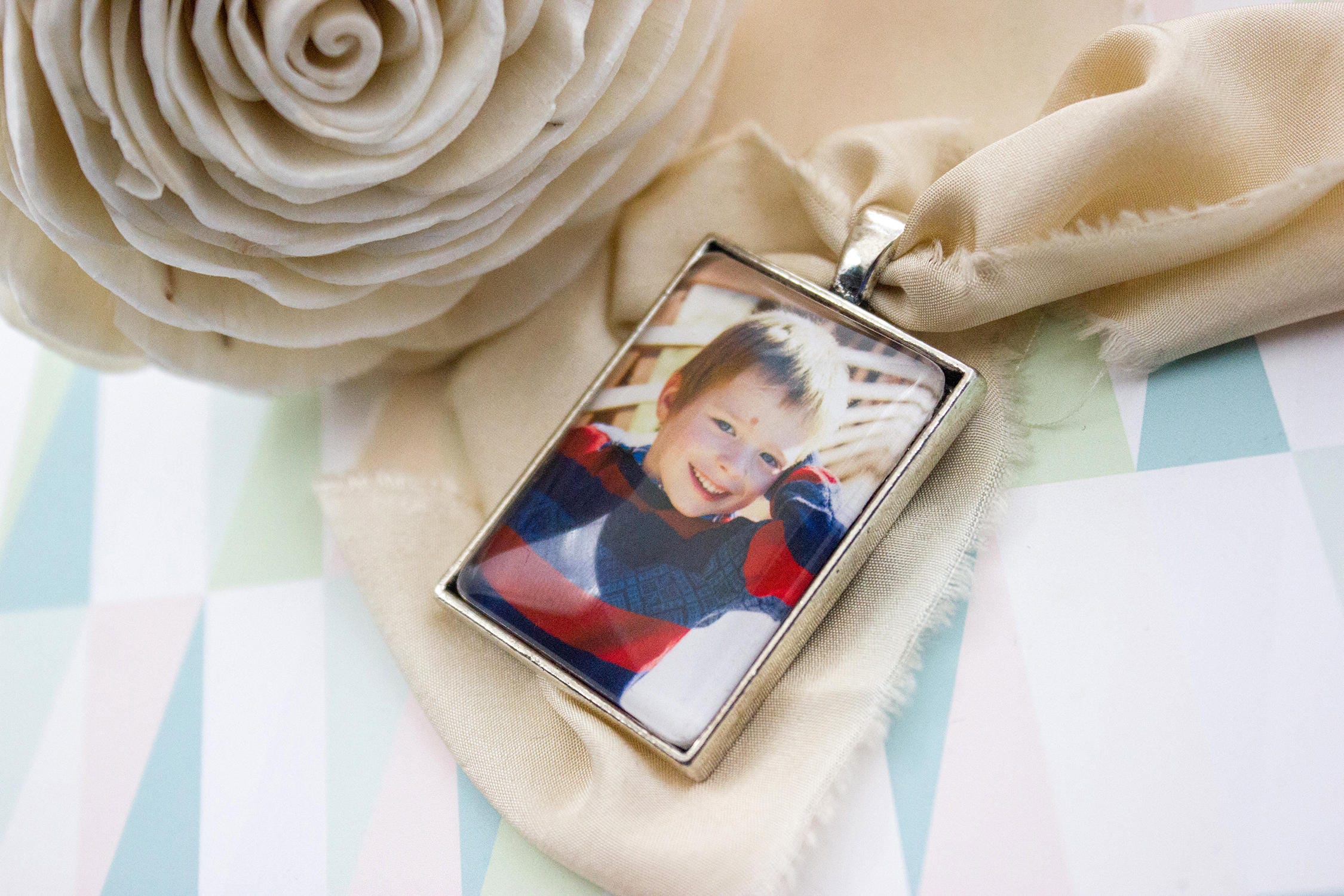Custom Photo Bouquet Charm