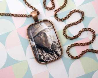 Personalized Photo Necklace - Photo Jewelry - Antique Copper Necklace - Custom Photo Pendant - Picture Necklace - 20 x 30 mm Rectangle