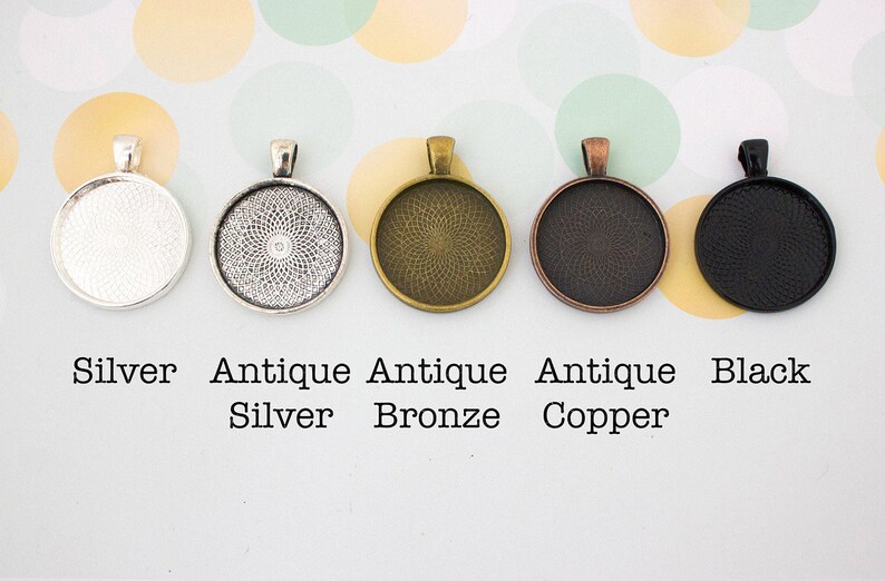 Photo Bouquet Charm Bride Bouquet Charm 25 mm 1 in Circle Wedding Photo Charm Bronze Bouquet Charm Memorial Bouquet Charm