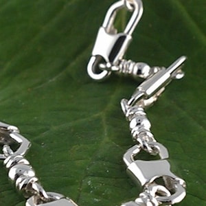 ACTS Bracelet Sterling Silver Fishers Of Men Bracelet HEAVY LINK