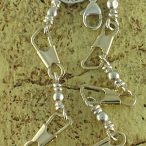 ACTS Bracelet Two-Tone Sterling Silver & 14k Gold Fishers of men Bracelet