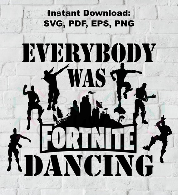 Fortnite Dance Challenge / Floss / Dancing / Cut File / | Etsy