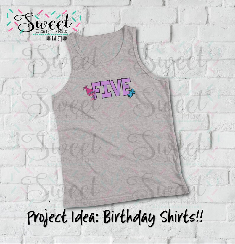 Download TROLLS / Poppy / Birthday Shirt / SVG / PNG / Clip Art ...