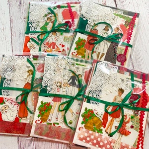 Christmas Ephemera Pack | 65 Pieces | Holiday Craft Lot | Mystery Pack