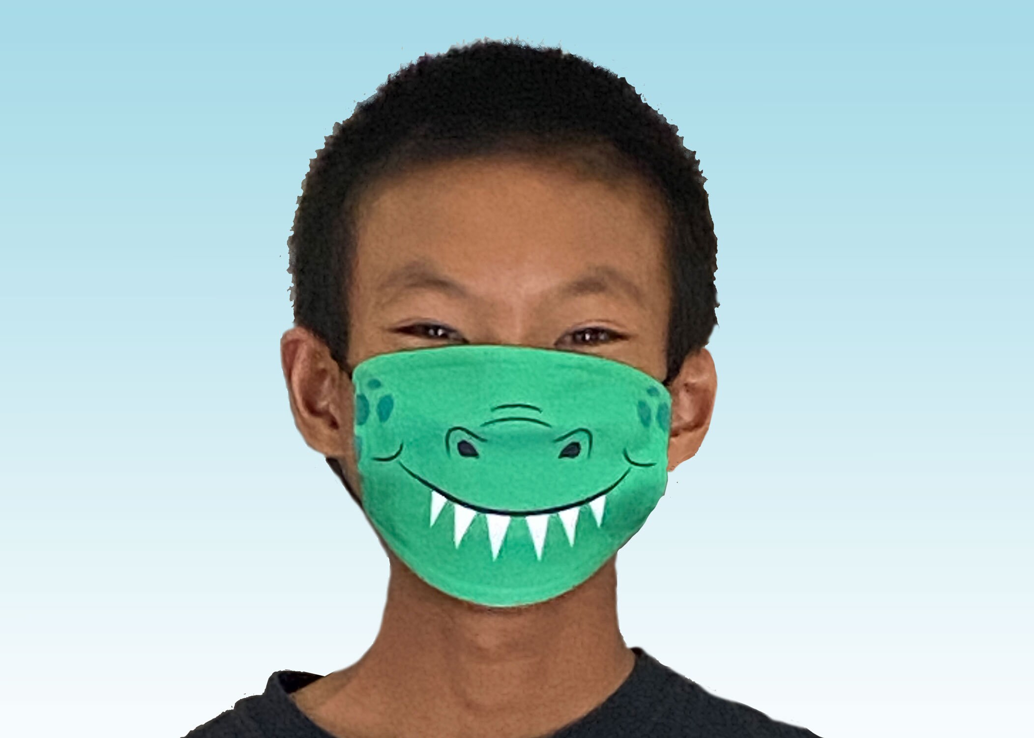 Chid's Alligator Face Buddy Face Mask Etsy