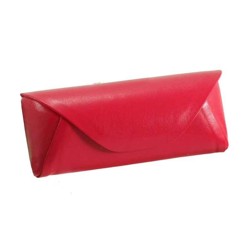 Leather glass holder | Hot shops pink x Purple, genuine eel skin | (Premium, unique, Italian calf - FREE shipping)