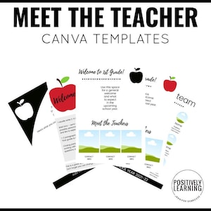 Meet the Teacher Canva Templates