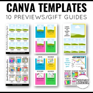 Canva Templates for Gift Guides