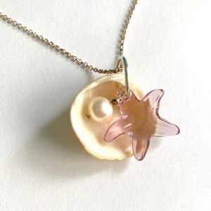 Summertime Seashell & Pearl Necklace