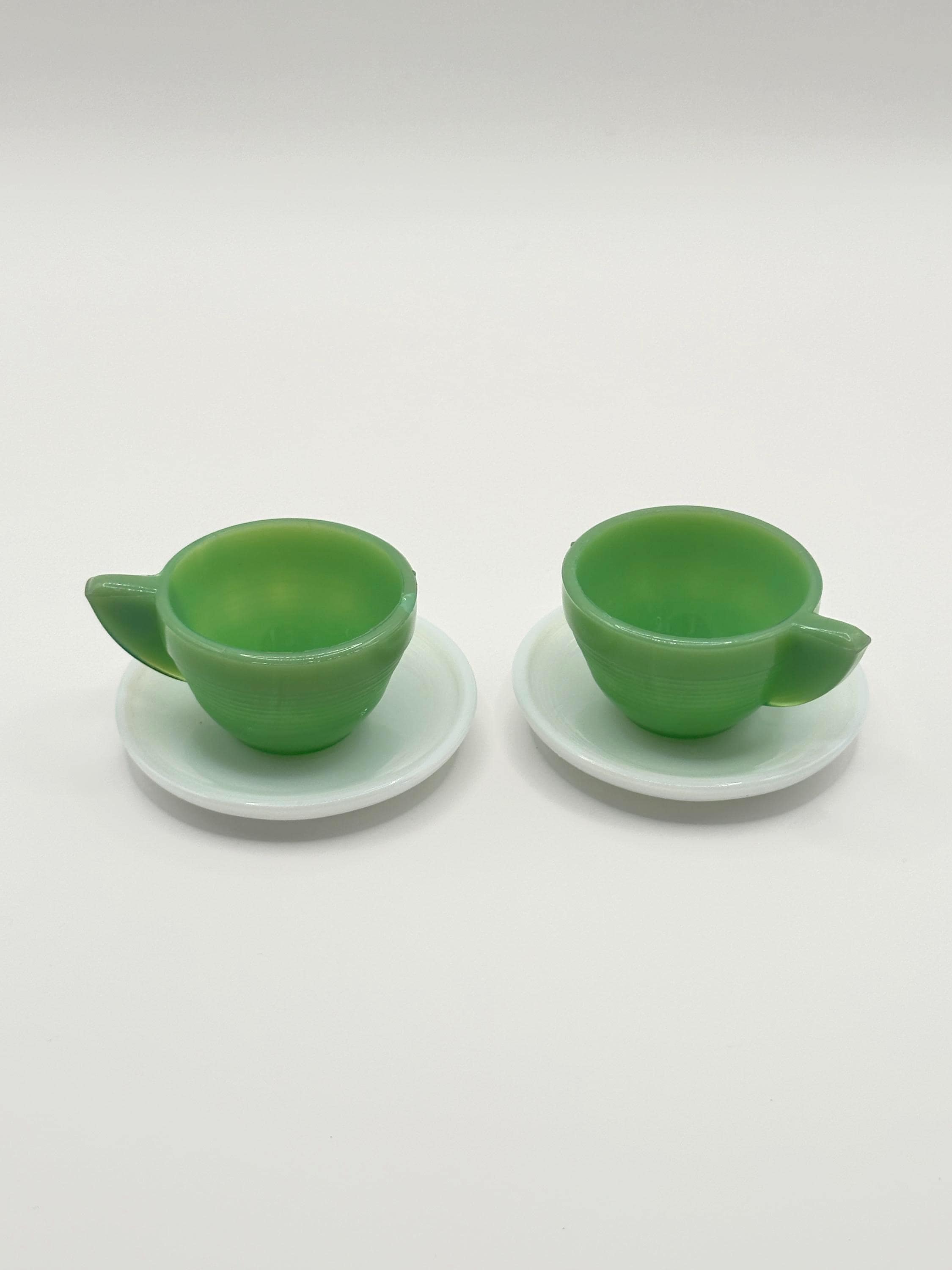 Akro Agate Tea Set - Etsy