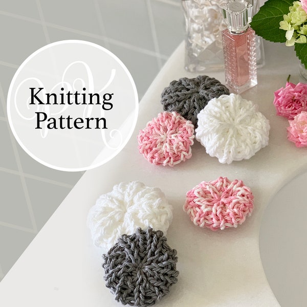 Knitting Pattern Severna Scrubbie Pad Instant Download