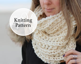 Knitting Pattern Dameron Cowl Instant Download