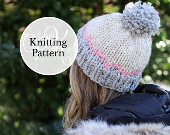 Knitting Pattern Cordova Hat Instant Download