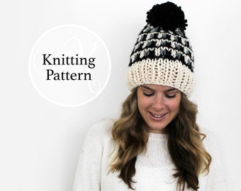 Knitting Pattern Rosedale Hat Instant Download