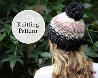 Knitting Pattern Ellicott Hat Instant Download