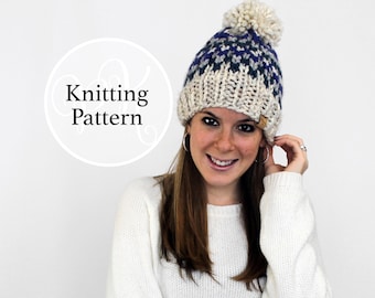 Knitting Pattern Odenton Hat Instant Download