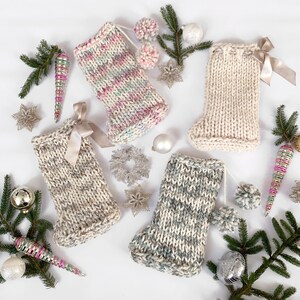 Holiday Stocking Knitting Pattern Sonoma Stocking Instant Download image 3