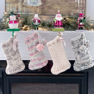 Holiday Stocking Knitting Pattern Sonoma Stocking Instant Download image 4