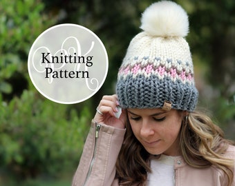 Knitting Pattern Kingston Hat Instant Download