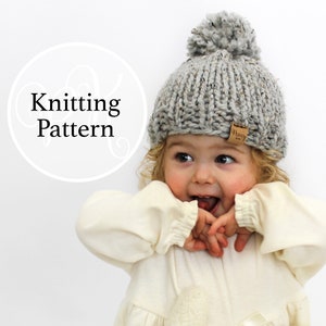 Knitting Pattern Children, Little Pokomoke Hat Instant Download