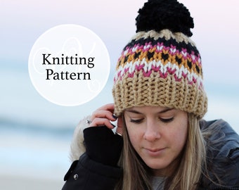 Knitting Pattern Bayside Hat Instant Download