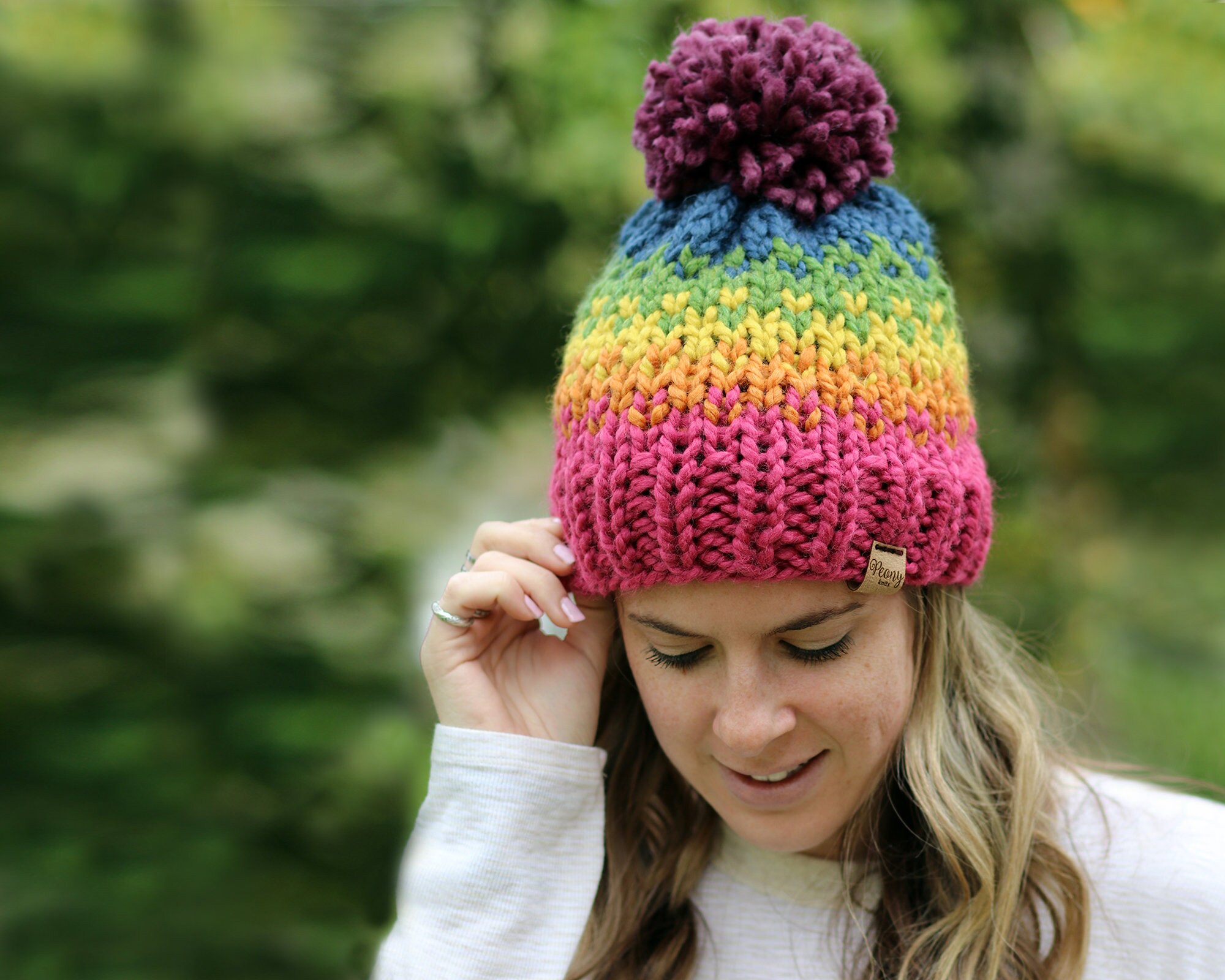 dark green wool hat